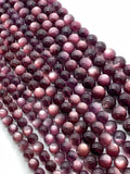8 mm 10 mm 12 mm Lepidolite Round beads - AAA Quality- 40 cm Length- Natural Lepidolite Beads
