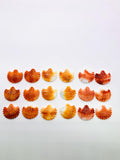 27x30 mm Spiny Oyster Shell Sealife Carving Cabs • Pack of 1 Pc • AAA Quality • Dark Orange/ Light Orange/ Red Color