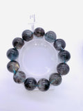 Moss Aquamarine Bracelet • 16 mm Size • Code M32 • AAAA Quality • Natural Aquamarine Round Bracelet