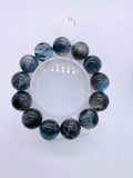 Moss Aquamarine Bracelet • 16.50 mm Size • Code M33 • AAAA Quality • Natural Aquamarine Round Bracelet
