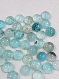 6 mm Peruvian Opal Round cabs • Pack of 5 pcs. AAA Quality • Natural Peru Opal Cabs • Origin- Peru