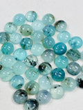 9 mm Peruvian Opal Round cabs • Pack of 2 pcs. AAA Quality • Natural Peru Opal Cabs • Origin- Peru