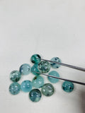 14 mm Peruvian Opal Round cabs • Pack of 1 pc. AAA Quality • Natural Peru Opal Cabs • Origin- Peru