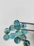 14 mm Peruvian Opal Round cabs • Pack of 1 pc. AAA Quality • Natural Peru Opal Cabs • Origin- Peru