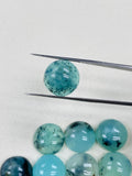 15 MM Peruvian Opal Round cabs • Code P1 to P8 • AAA Quality • Natural Peru Opal Cabs • Origin- Peru