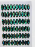 Abalone Shell Oval Cabs- 8x16 mm Size- Pack of 5 Pcs- AAAA Quality- Natural Abalone Cabochons