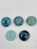 18 MM Peruvian Opal Round cabs • Code P15 to P19 • AAA Quality • Natural Peru Opal Cabs • Origin- Peru