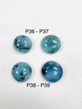 25-28 MM Peruvian Opal Round cabs • Code P36 to P39 • AAA Quality • Natural Peru Opal Cabs • Origin- Peru