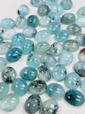 9x11 mm Peruvian Opal Oval cabs • Pack of 2 pcs AAA Quality • Natural Peru Opal Cabochon • Origin- Peru
