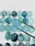 10x14 mm Peruvian Opal Oval cabs • Pack of 2 pcs. AAA Quality • Natural Peru Opal Cabochon • Origin- Peru