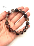 Multi Rutile Bracelet • 11.50 mm Size • Code #M11• AAA Quality •Weight 41 gm. Natural Rutilated Quartz Bracelet