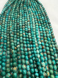 Turquoise Nugget Beads - Size 6-7 MM - length 15.5 Inch - Natural Turquoise Freeform Beads- origin Hubei