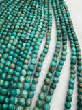 Turquoise Nugget Beads - Size 6-7 MM - length 15.5 Inch - Natural Turquoise Freeform Beads- origin Hubei