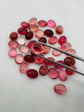 Tourmaline Oval 10x8MM Cabochon ,Tourmaline gemstone loose cabs , Pink Tourmaline cabs . origin Congo mines.