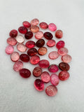 Tourmaline Oval 10x8MM Cabochon ,Tourmaline gemstone loose cabs , Pink Tourmaline cabs . origin Congo mines.