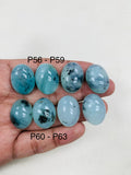 Peruvian Opal Oval cabs • Code P56 to P63 • AAA Quality • Natural Peru Opal Cabs • Origin Peru