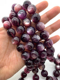 16 mm Lepidolite Round beads - AAA Quality- 40 cm Length- Natural Lepidolite Beads