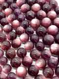 8 mm 10 mm 12 mm Lepidolite Round beads - AAA Quality- 40 cm Length- Natural Lepidolite Beads