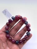 Spinel Round Bracelet - 10.5 mm Size -Code #S23 - AAAA Quality - Multi Spinel Round Bracelet- 7.5 Inch Length