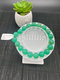 Chrysoprase Bracelet • 10.5 mm Size • Code #D19 • AAAA Quality • Length 7.5” • Natural Chrysoprase Round Bracelet