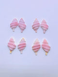 Queen Conch Shell Carving Sealife • 18x35 mm Size • Pack of 1 Pair • AAA Quality • Flat Back • (#121059)