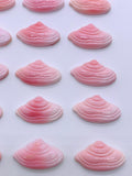 Queen Conch Shell Carving Sealife • 14x24 mm Size • Pack of 1 Pc • AAA Quality • Flat Back • (#107562)