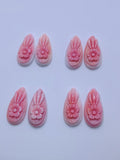 Queen Conch Shell Carving Sealife Pear • 17x35 mm Size • Pack of 1 Pair • AAA Quality • Flat Back • (#121121)
