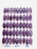 8x18 mm Wampum Quahog Shell Marquise Cabs • Pack of 2 Pcs • AAA Quality • Natural Wampum Shell Cabochon • Flat Back