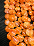18 mm Spiny Oyster Coin Beads • 40 cm length • AAA Quality • Natural Spiny Oyster Beads