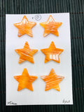 Spiny Oyster Shell Star Cabs • 25 mm Size • Pack of 1 Pc • AAA Quality • Natural Shell Cabochon