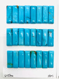 Turquoise Rectangle Cabs - 8x24 mm size - Pack of 1 Pc - AAA Quality - 100% Natural Turquoise- Turquoise Cabochon - Flat Back Cabs