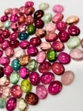 Tourmaline Oval Cabs 7x9 mm Size - Pack of 1 Piece - Natural Tourmaline Cabochons
