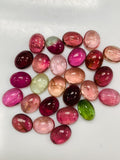 Tourmaline Oval Cabs 8x10 mm Size - Pack of 1 Piece - Natural Tourmaline Cabochons