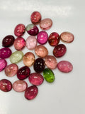 Tourmaline Oval Cabs 8x10 mm Size - Pack of 1 Piece - Natural Tourmaline Cabochons