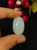 Ethiopian Opal Oval Cabs 27x17 mm size Code #A2 - Weight 21.6 cts AAAA Quality Ethiopian Opal Cabochon