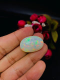 Ethiopian Opal Oval Cabs 26x18 mm size Code #A4 - Weight 25.10 cts AAAA Quality Ethiopian Opal Cabochon