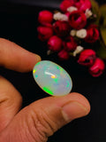Ethiopian Opal Oval Cabs 23x15 mm size Code #A6 - Weight 15.50 cts AAAA Quality Ethiopian Opal Cabochon
