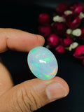 Ethiopian Opal Oval Cabs 23x17 mm size Code #A11 - Weight 16.20 cts AAAA Quality Ethiopian Opal Cabochon