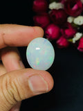 Ethiopian Opal Oval Cabs 20x17 mm size Code #A17 - Weight 15.20 cts AAAA Quality Ethiopian Opal Cabochon