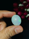 Ethiopian Opal Oval Cabs 20x17 mm size Code #A17 - Weight 15.20 cts AAAA Quality Ethiopian Opal Cabochon