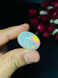 Ethiopian Opal Oval Cabs 24x17 mm size Code #A18 - Weight 19 cts AAAA Quality Ethiopian Opal Cabochon