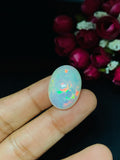 Ethiopian Opal Oval Cabs 24x17 mm size Code #A18 - Weight 19 cts AAAA Quality Ethiopian Opal Cabochon