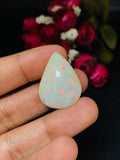 Ethiopian Opal Pear Cabs 27x21 mm size Code #A27 - Weight 21.45 cts AAAA Quality Ethiopian Opal Cabochon