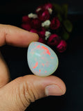 Ethiopian Opal Pear Cabs 27x21 mm size Code #A28 - Weight 29.95 cts AAAA Quality Ethiopian Opal Cabochon
