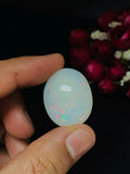 Ethiopian Opal Oval Cabs 26x21 mm size Code #A41 - Weight 34.40 cts AAAA Quality Ethiopian Opal Cabochon