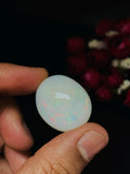 Ethiopian Opal Oval Cabs 26x21 mm size Code #A41 - Weight 34.40 cts AAAA Quality Ethiopian Opal Cabochon