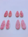 Queen Conch Shell Carving Pear • 15x31 mm Size • Pack of 1 Pair • AAA Quality • Flat Back