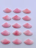 Queen Conch Shell Carving Sealife • 14x24 mm Size • Pack of 1 Pc • AAA Quality • Flat Back • (#107562)