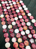 12 mm Purple Spiny Oyster Coin Beads • 40 Cm length • AAA Quality • Natural Spiny Oyster Beads • Purple Color
