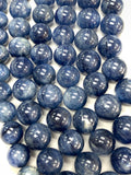 Kyanite Round Beads - 14/ 16/ 17 mm Size - Length 40 cm - AAA Quality- Natural Kyanite Beads